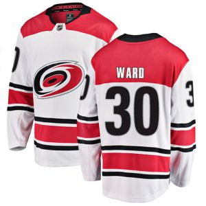 Herren Carolina Hurricanes Eishockey Trikot Cam Ward #30 Breakaway Weiß Fanatics Branded Auswärts